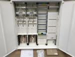 Hager Zählerschrank 4x eHZ Zählerfeld + 1x Verteilerfeld 5-reihig 1100mm mit APZ-Raum + 1x Multimediafeld 1-reihig ZB34S (inkl. Datenschnittstelle und RJ45-Buchse)
